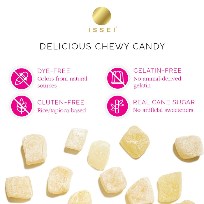 ISSEI Mochi Gummies, Strawberry LARGE (4 oz)