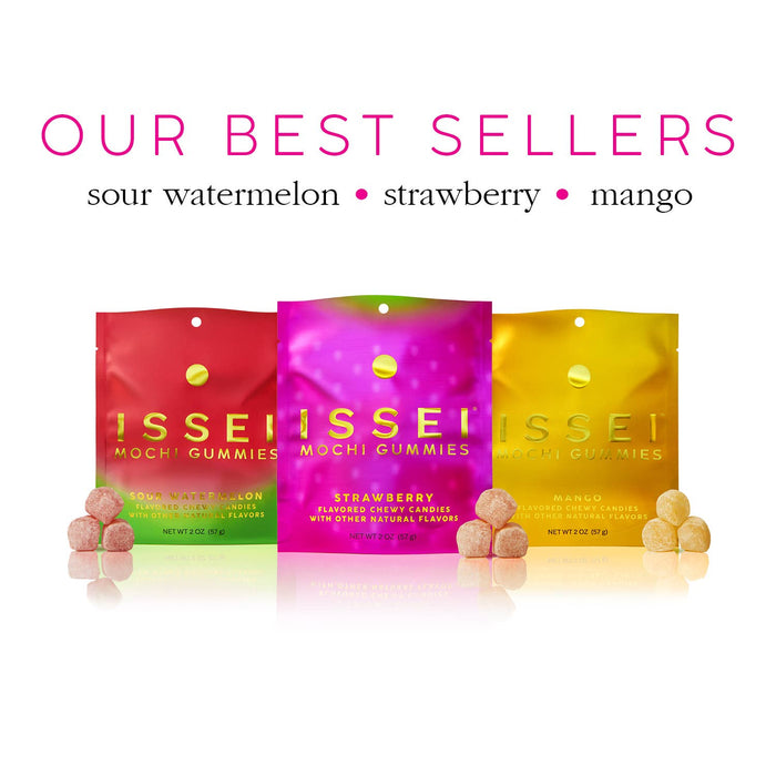 ISSEI Mochi Gummies, Strawberry SMALL (2 oz)