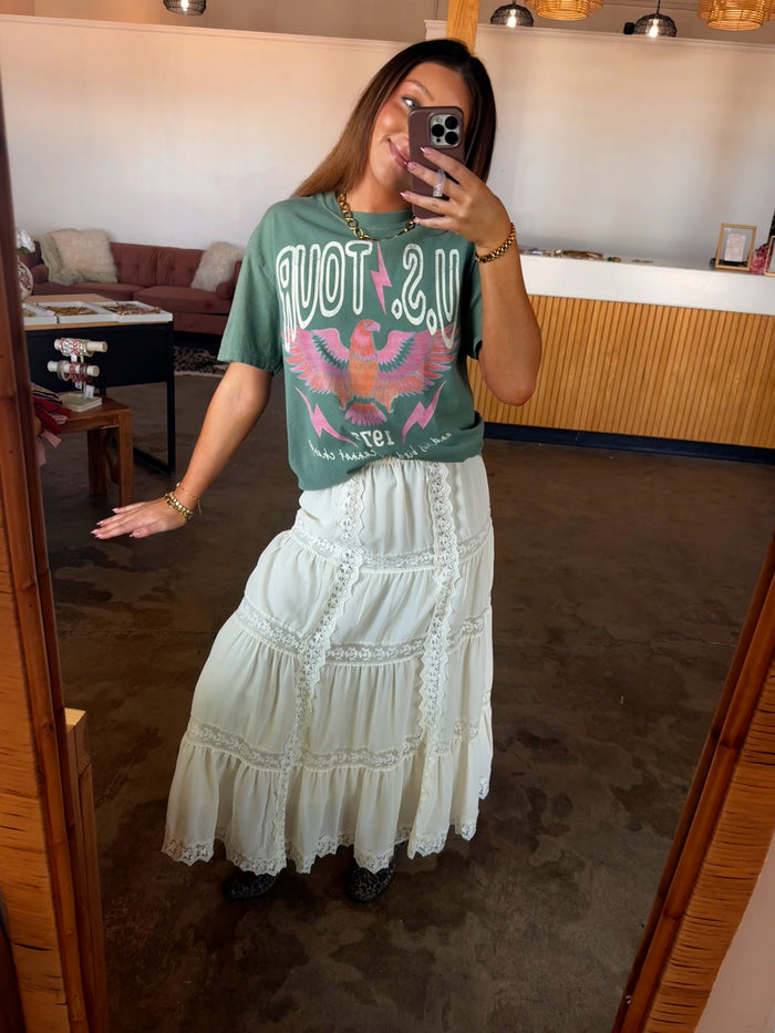 Ivory Lace Skirt