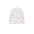 Ivory/Blue Berry Beanie