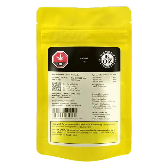 BC Oz 28 g Jade Noir Flower