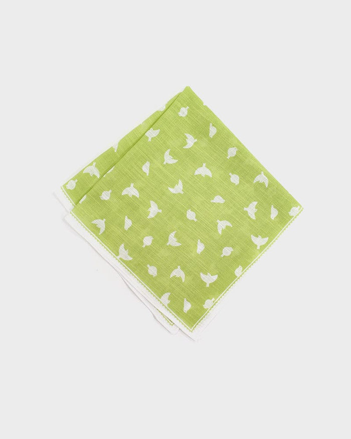 Japanese Handkerchief, Classic, Hannari, Hiwa-Iro