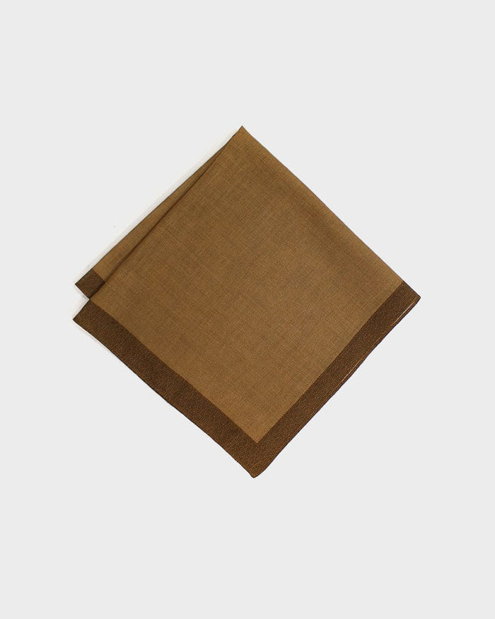 Japanese Handkerchief, Classic, Menasa, Brown Seigaiha