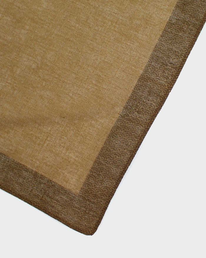 Japanese Handkerchief, Classic, Menasa, Brown Seigaiha