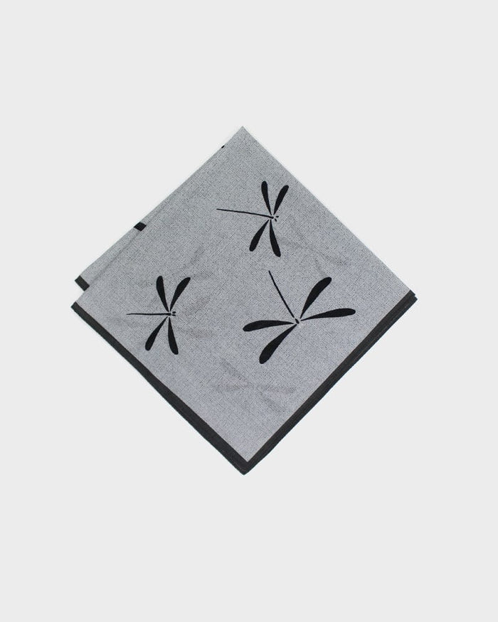 Japanese Handkerchief, Classic, Shofu, Black & Charcoal Tonbo
