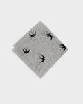 Japanese Handkerchief, Classic, Shofu, Swallow with White Trim