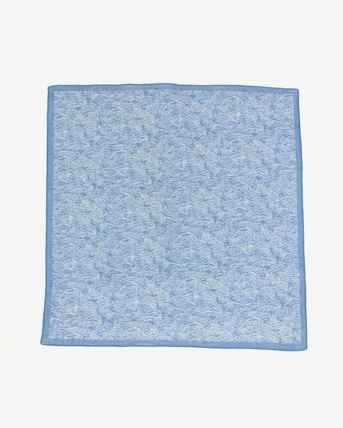 Japanese Handkerchief, Classic, Toiro Seigaiha