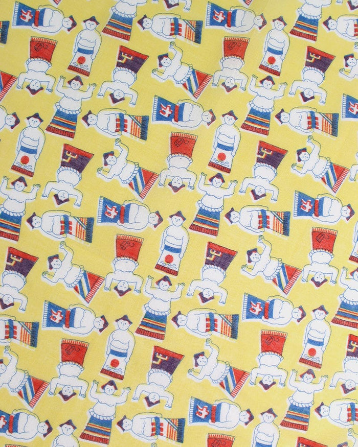 Japanese Handkerchief, Classic, Yonagado, Sumo Wrestlers