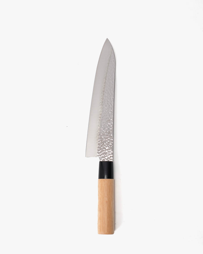 Japanese Knife, Satake Cutlery, Gyutou, Noshu Magoroku Saku, Tan Handle