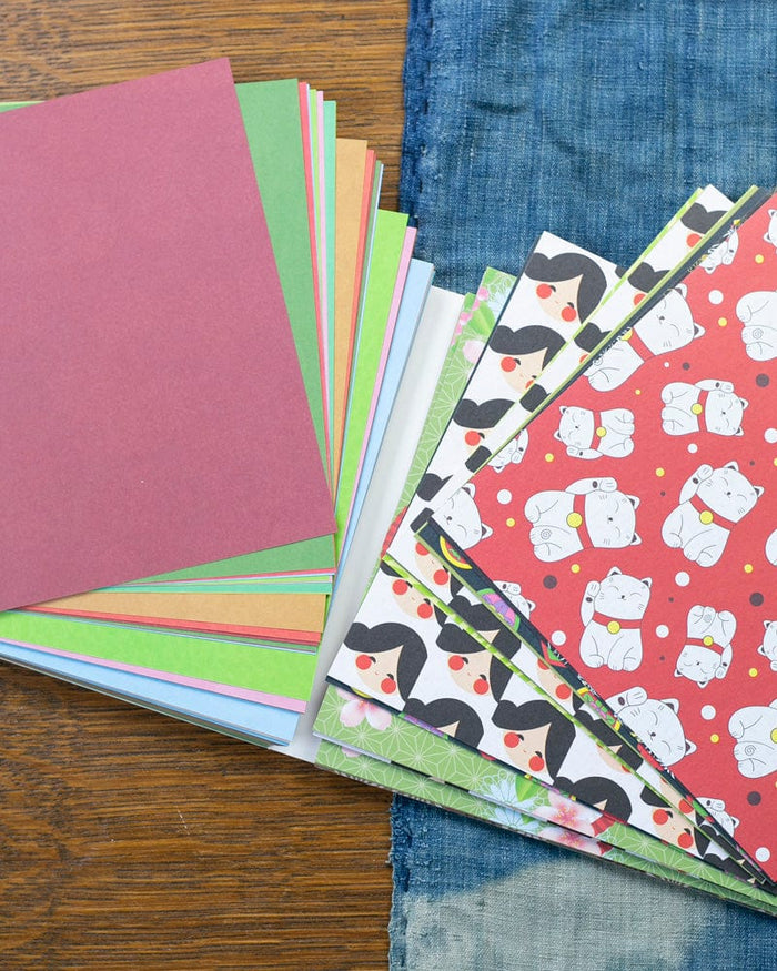 Japanese Origami Paper, Chiyogami Patterns 17cm, 200 Sheets