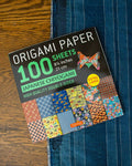 Japanese Origami Paper, Japanese Chiyogami 21cm, 100 Sheets
