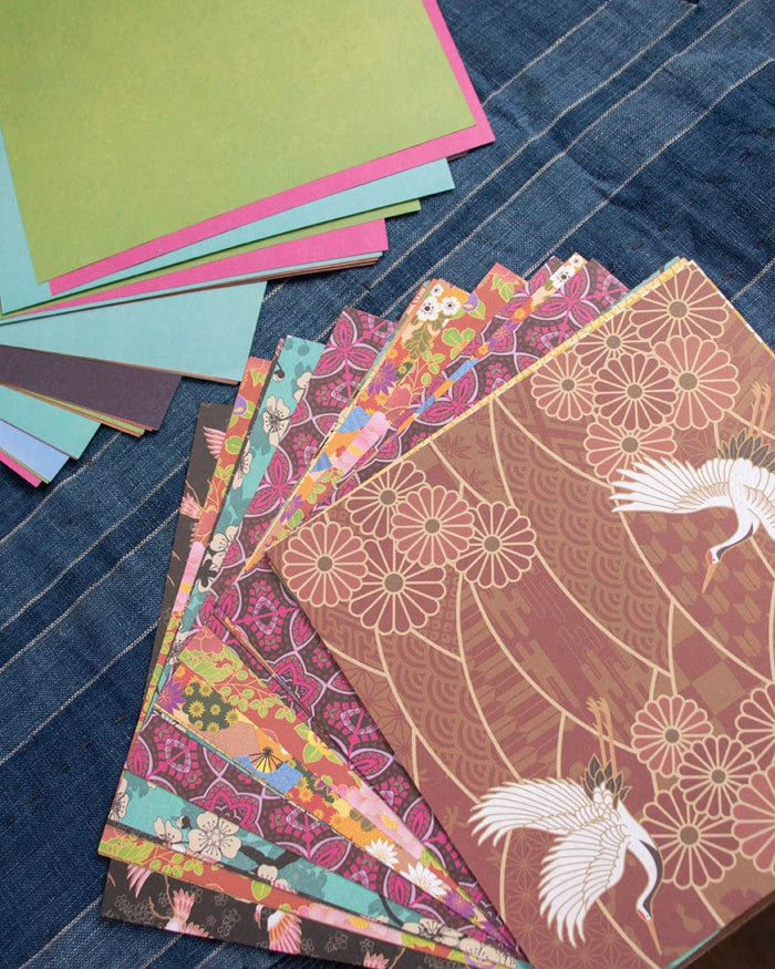 Japanese Origami Paper, Kimono Patterns, 200 Sheets