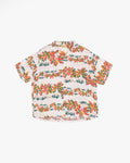 Japanese Repro Aloha Shirt, M, Edwin, Multicolor Palm Trees on Cream