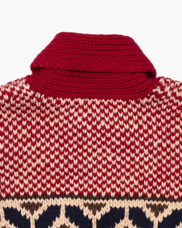 Japanese Repro Cardigan, L, Anti Ballistic, Red Chevrons