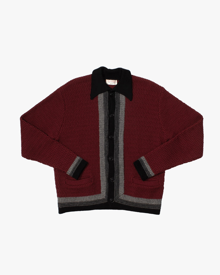 Japanese Repro Cardigan, M, Radiall, Grey Placket