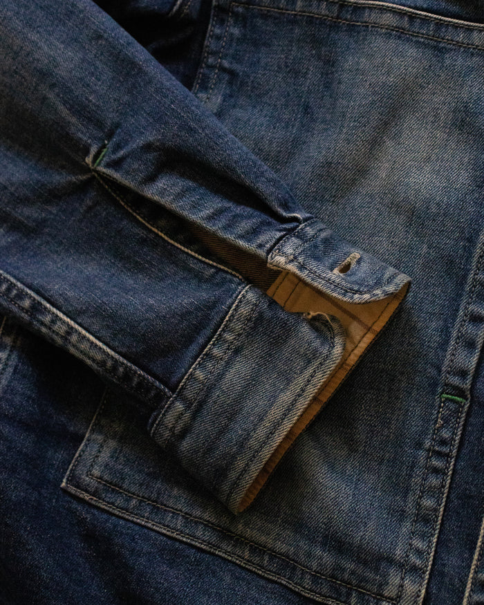 Japanese Repro Chore Coat, Eternal, Blue Denim - L
