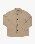 Japanese Repro Chore Coat, L, Blue Blue, Solid Khaki