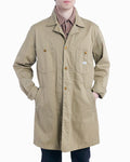 Japanese Repro Coat, XL, Lee, Khaki with Brass Buttons