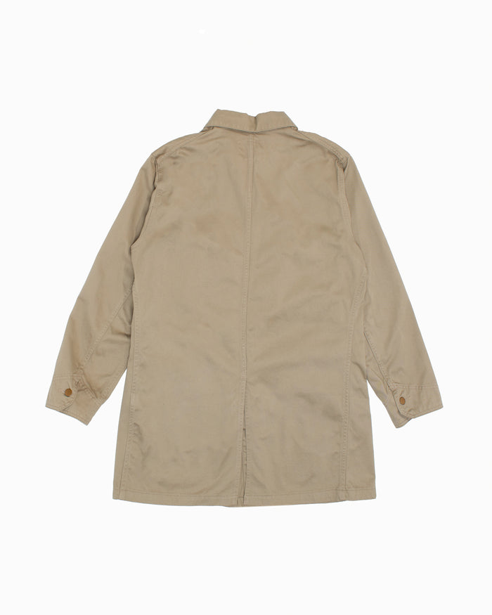 Japanese Repro Coat, XL, Lee, Khaki with Brass Buttons
