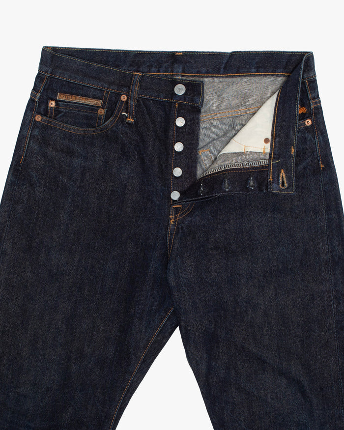 Japanese Repro Denim Jeans, 32, Core Fighter, Dark Indigo