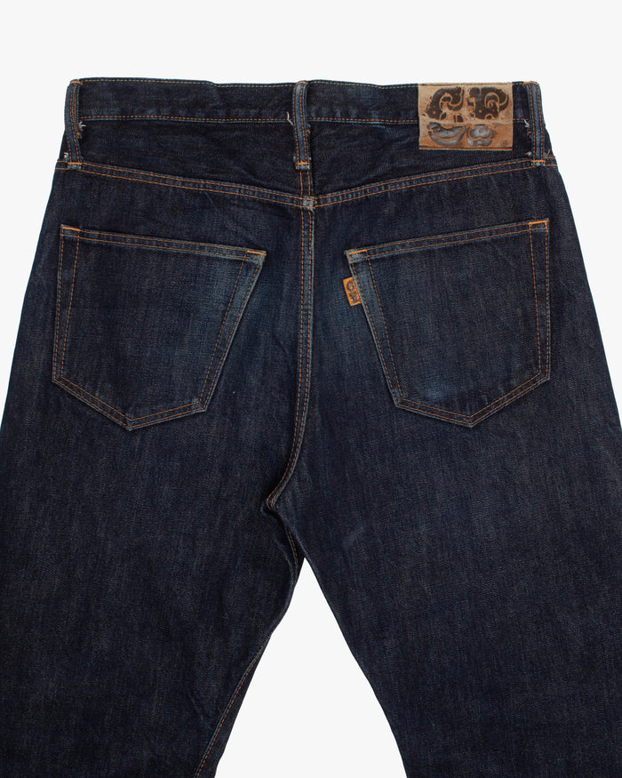 Japanese Repro Denim Jeans, 32, Core Fighter, Dark Indigo