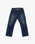 Japanese Repro Denim Jeans, 32, Sugar Cane, Medium Wash Blue