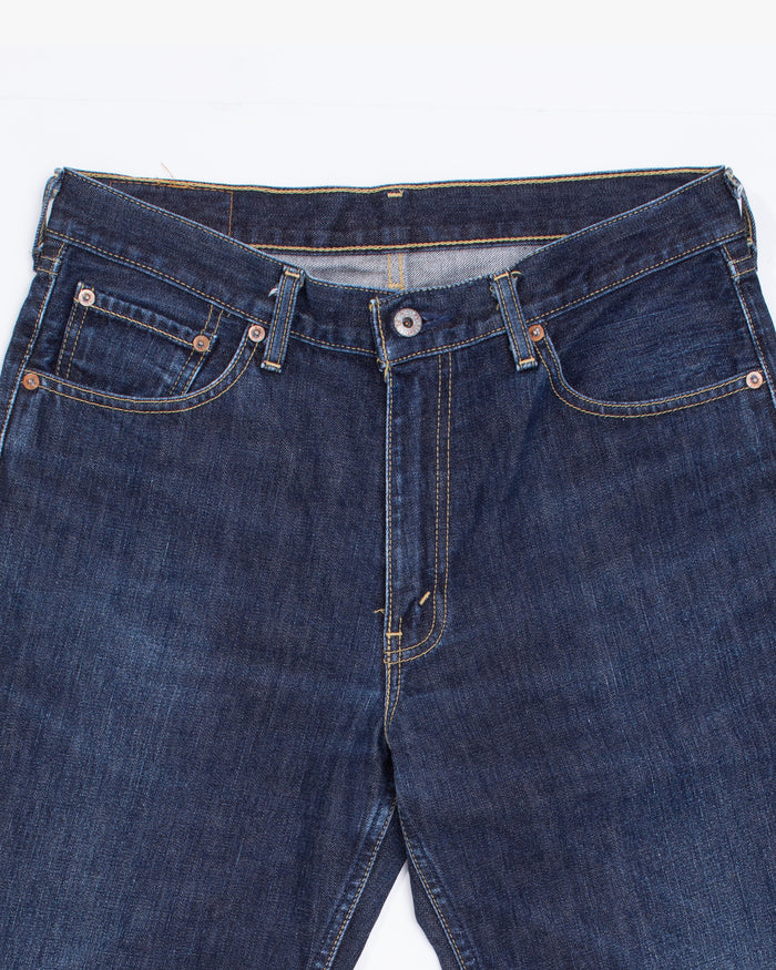 Japanese Repro Denim Jeans, 34, Levi's, Dark Wash Blue