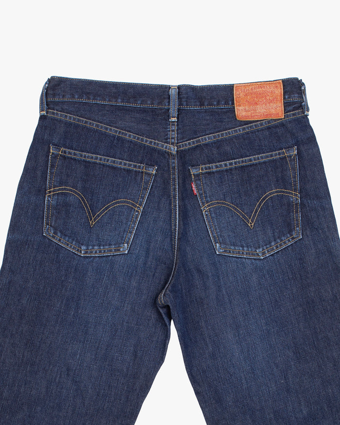 Japanese Repro Denim Jeans, 34, Levi's, Dark Wash Blue