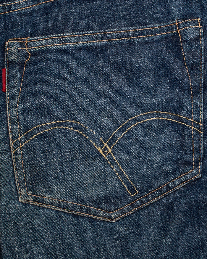 Japanese Repro Denim Jeans, Barns Outfitters & Co Brand, Selvedge Denim Jeans, 1 - 30" x 35"