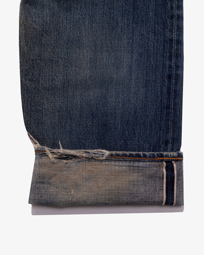 Japanese Repro Denim Jeans, Levi's Brand, Selvedge Denim - 36" x 36"