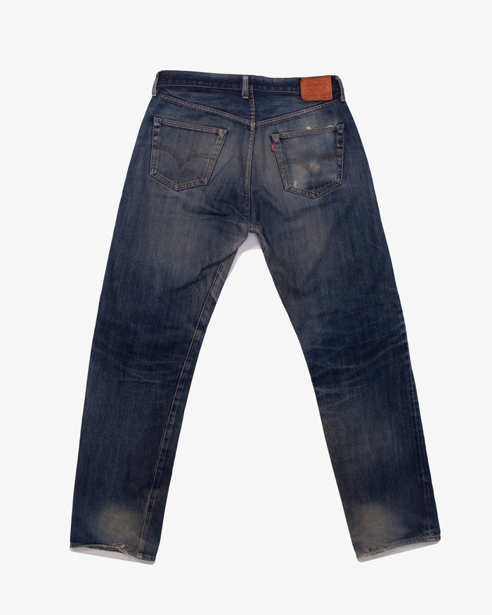 Japanese Repro Denim Jeans, Levi's Brand, Selvedge Denim - 36" x 36"