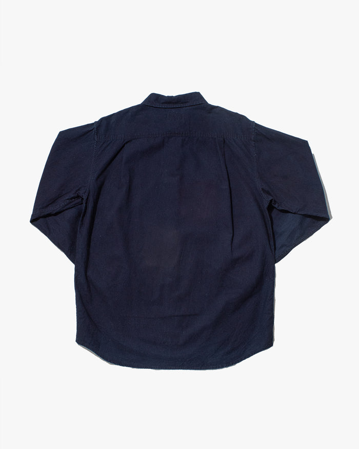 Japanese Repro, Indigo Button up Shirt, Gaijin Made Brand, Indigo with Dragon