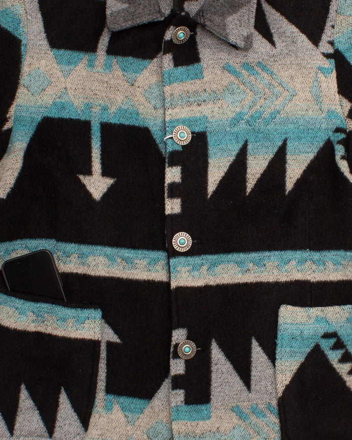 Japanese Repro Jacket, L, Front Street, Black Multicolor