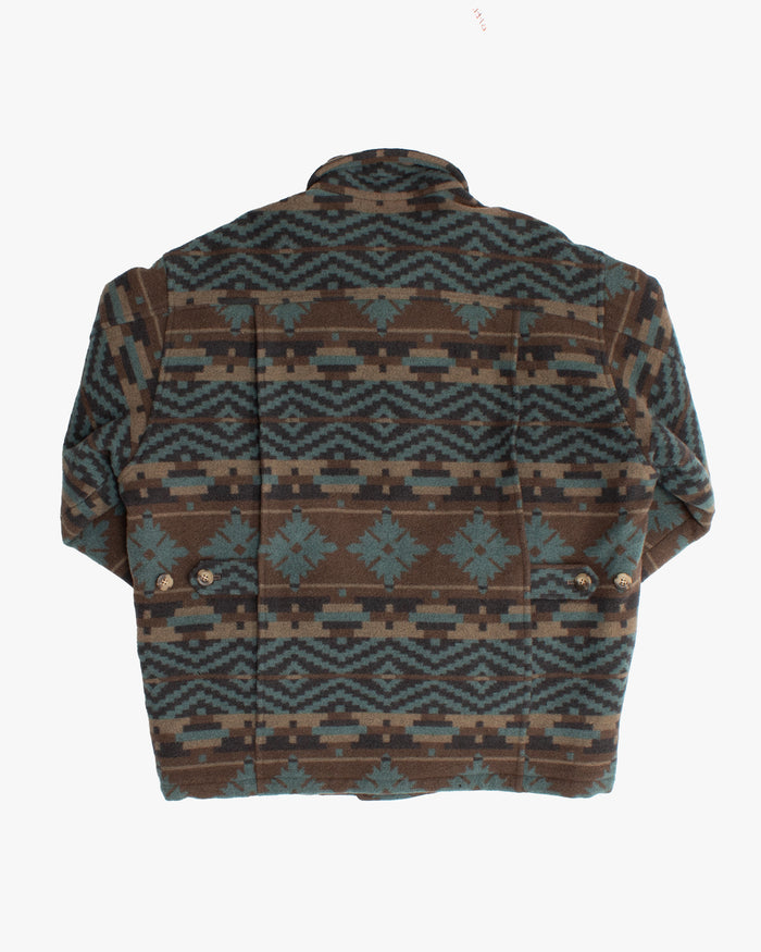 Japanese Repro Jacket, M, Ball Native, Brown Multicolor