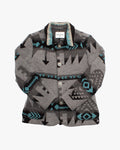 Japanese Repro Jacket, M, Front Street, Gray Multicolor