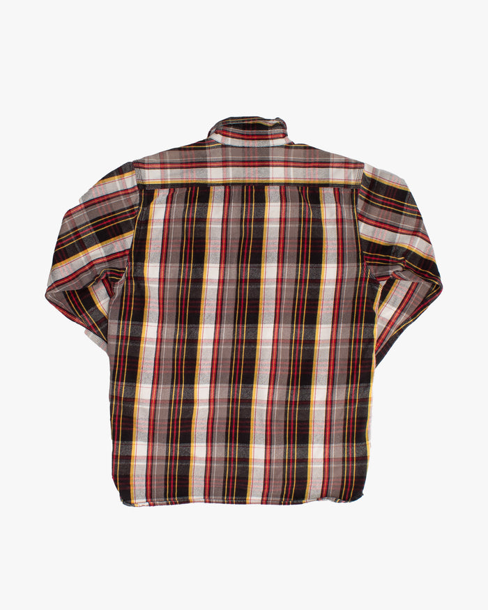 Japanese Repro Shirt, Est. L , Houston & Inc., Red and Black Plaid
