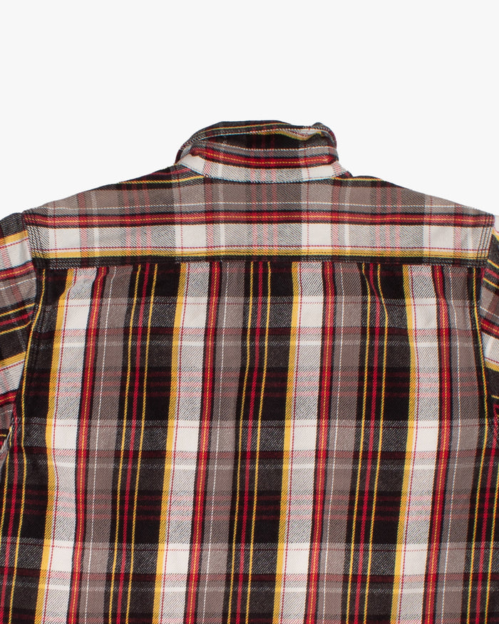 Japanese Repro Shirt, Est. L , Houston & Inc., Red and Black Plaid