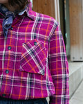 Japanese Repro Shirt, M, Gaijin Made, Magenta Plaid