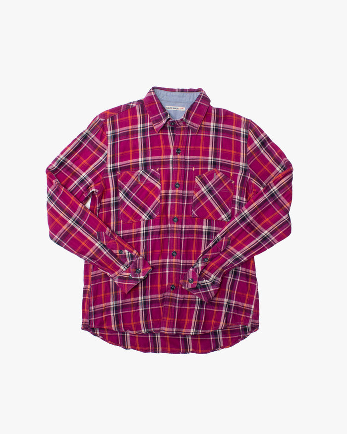 Japanese Repro Shirt, M, Gaijin Made, Magenta Plaid