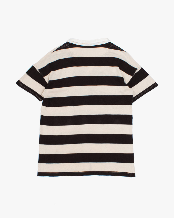 Japanese Repro Shirt, XL, Kapital, Black and Cream Stripes