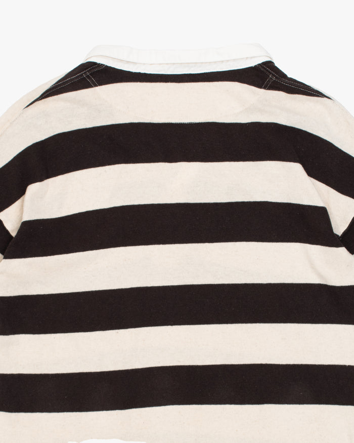 Japanese Repro Shirt, XL, Kapital, Black and Cream Stripes