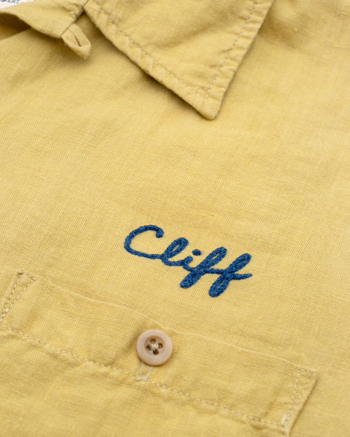 Japanese Repro Short-Sleeve Shirt, XL, Pherrow's, Bonnerville Nationals on Light Yellow