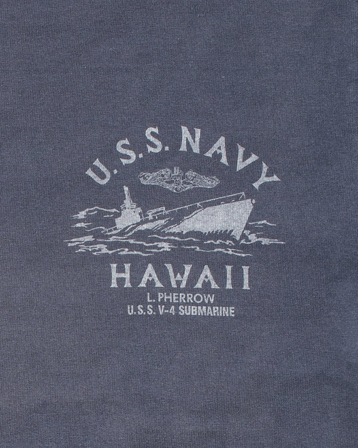 Japanese Repro T Shirt, Pherrows, Faded Blue - 38