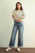 Jb Collection Selvage Straight BP603J - Medium Denim