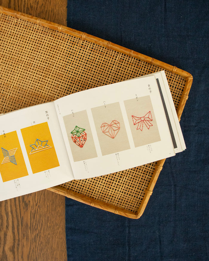 JPN: Cute Amulet Embroideries on the Children's Back of Kimonos