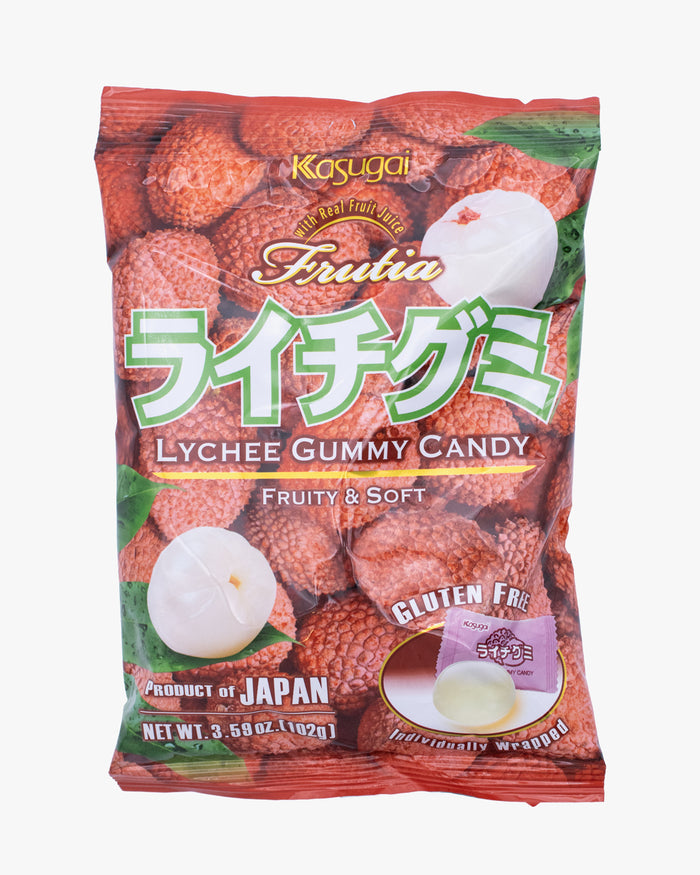 Kasugai, Gummy Candy, Lychee, 3.59 oz