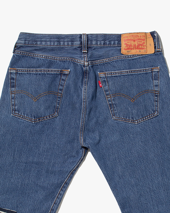 Kiriko Custom Patched Denim Jeans, Levi's Brand, 10