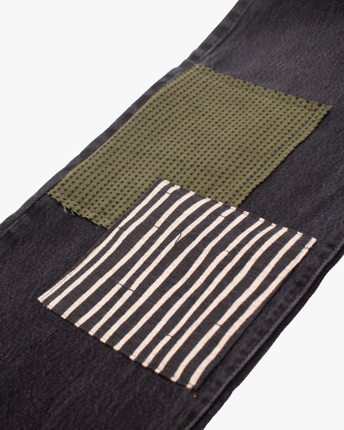 Kiriko Custom Patched Denim Jeans, Levi's Brand, 14