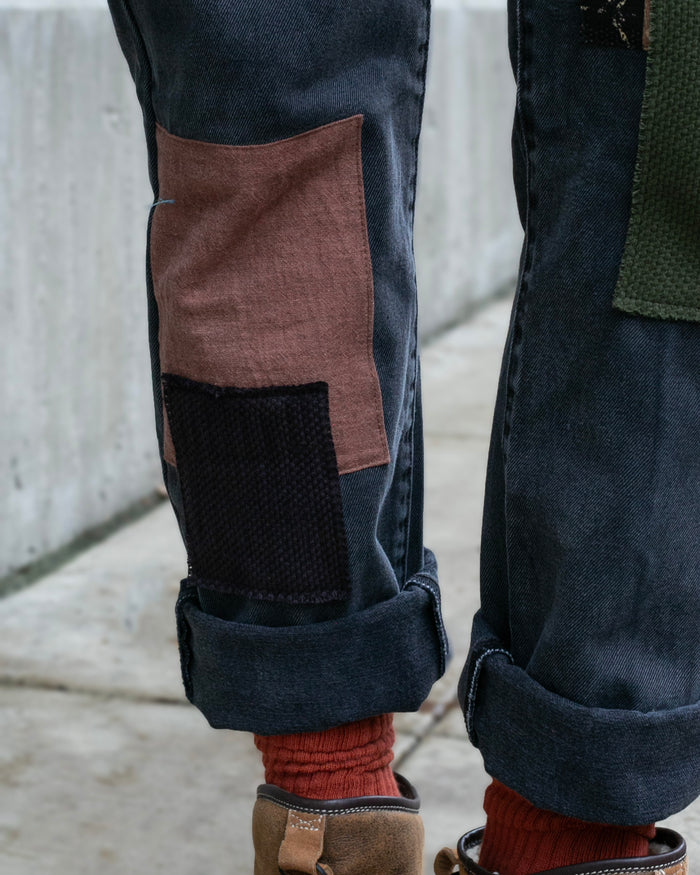Kiriko Custom Patched Denim Jeans, Levi's Brand, 15