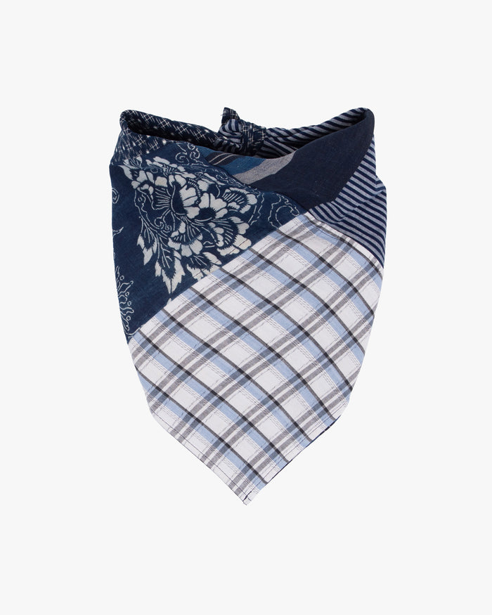 Kiriko Original Bandana, Boro Patchwork, A